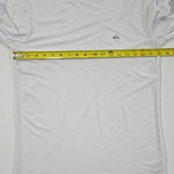 Quiksilver Men's Active White Long Sleeve Shirt Lightweight Stretch Size M - Picture 9 of 10